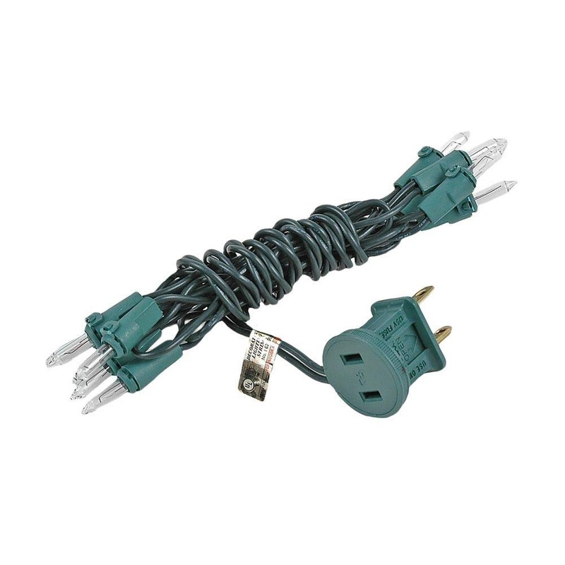 Novelty Lights 5.5 Feet 10 Bulb Clear Mini Light String