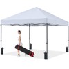 COOSHADE Durable Easy Pop Up Canopy Tent 10x10Ft, with 4