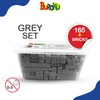 Grey Set - Set of Grey Building Blocks - Toy