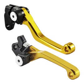 KAX Short Brake and Clutch Levers 2pcs Fit for YZ80 YZ85 2001-2014 TTR 230 2003-2017 WR400F 1996-1999 KDX200 220 1995-2006 Motorcycle Levers