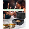 Tnqhuq Travel Humidor for Cigars Cigar Holder Case Portable Humidors