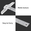 Kyuionty Junior T-Square Plastic Transparent T-Ruler 30cm/ 12 Inch for