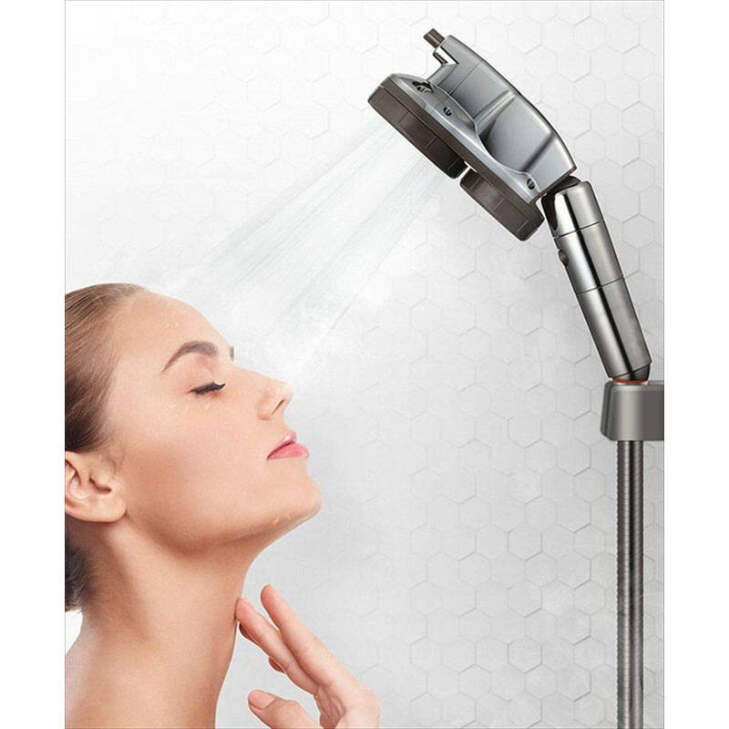 Aramic 3D-C1A 3D 2Face Shower Head, Up to 50% Water