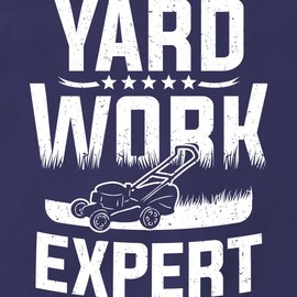 CafePress Lawn Mower Yard Work Expert Lawn Mowing Kitchen Apron with Pockets, Grilling Apron, Baking Apron