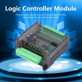 PLC Controller, 12V PLC Control Board Industrial Programmable Logic Controller Module Accessory Part, 12 Point Input 12 Transistor Output(3#)