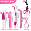 Geiserailie 18 Pcs Nurse Pen Set with Permanent Marker Penlights