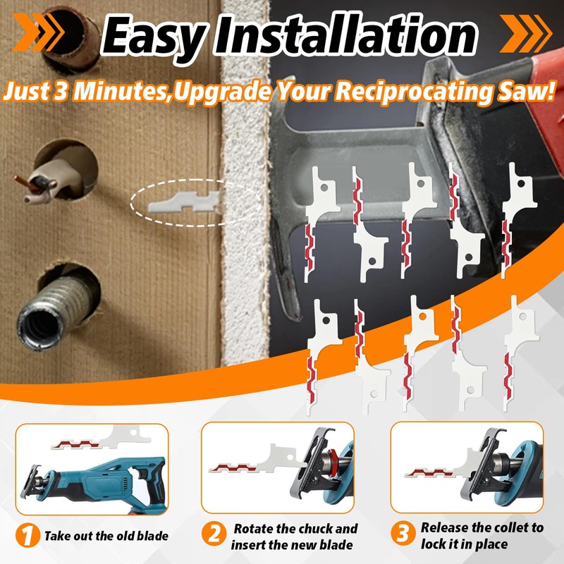 30 PCS 48-00-1640 Replacements Compatible with Drywall Blade & Drywall