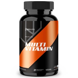 NEOSUPPS High Dose Multivitamin I Made in Germany I 21 Vitamins & Trace Elements I Vegan I 120 Capsules