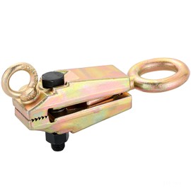 FLKQC 5-Ton 2-Way Auto Body Repair Clamp - Heavy Duty Frame Pull Clamp with Self-Tightening Grips for Top & Straight Pulling, Professional Collision Repair Tool for Cars & Trucks