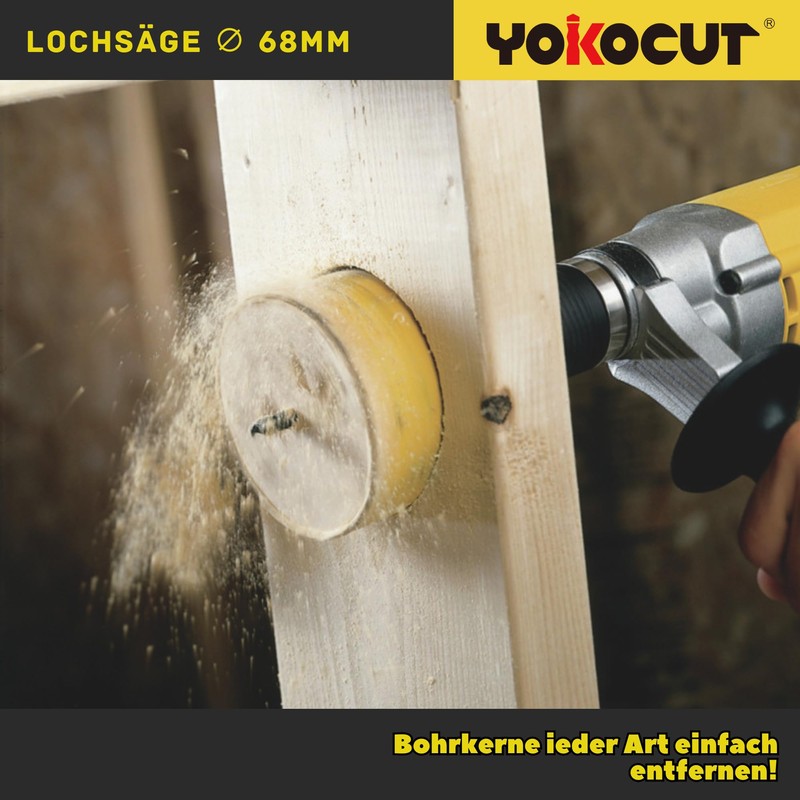 Hole Saw 68 mm, Universal HSS M42 Bi-Metal Hole Saws,
