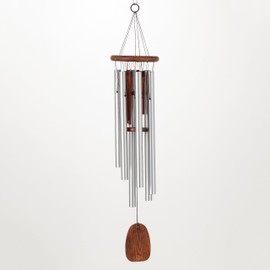 Woodstock Wind Chimes for Outside, Outdoor Decor, Garden and Patio Decor Singing in The Rain Chime, Large (37'') Wind Chime (RAINL)