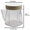 Univen 1 Cup (8oz) Mini Blender Jar With Sealed Lid