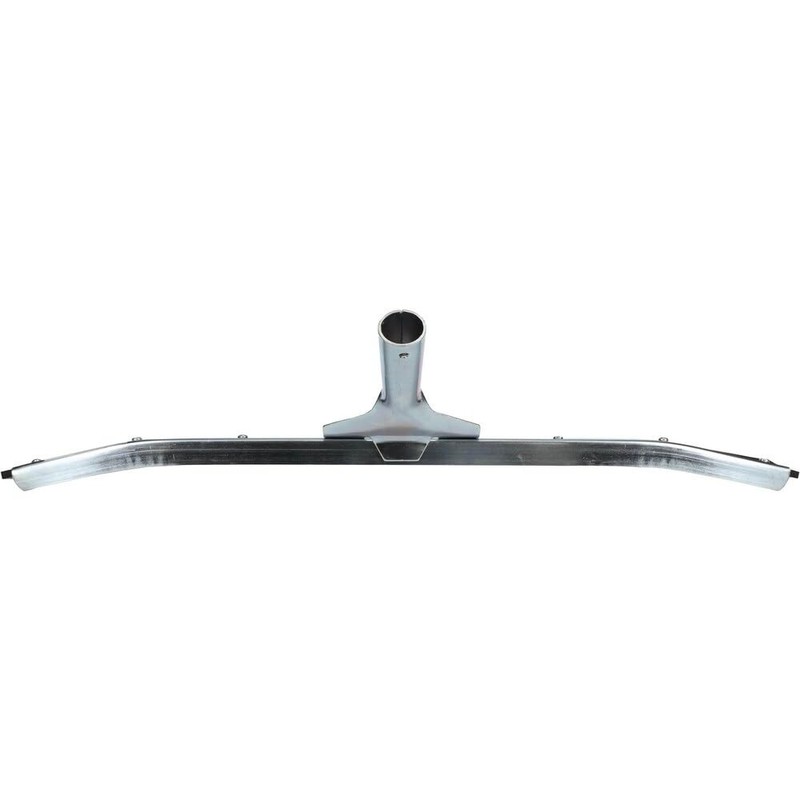 PRO SOURCE 24" Wide Petroleum-Resistant Curved-Blade Floor Squeegee: Taper Handle