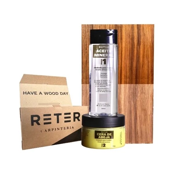 Aceite Mineral Y Cera De Abeja Para Madera. Grad Alimenticio