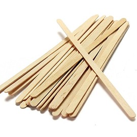 Eco-Packaging 7" Compostable Birch Wood Coffee Beverage Stirrers, Case of 1000