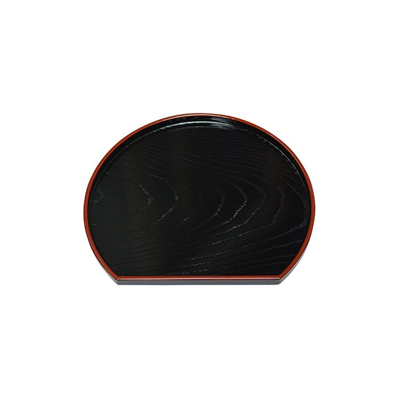 Kakuda Seibei Shoten TZ1-4 Double-Sided Half Moon Kaiseki Meal, 6.5