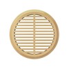 4 x 43mm Overflow Round Ventilation Grilles - Plastic Air