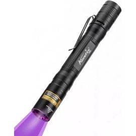 ALONEFIRE SV80 Mini 3W UV Flashlight 365Nm Portable Ultraviolet Black Light