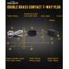 PARTSam 7 Way Trailer Wiring Harness Kit 8ft Trailer Cord