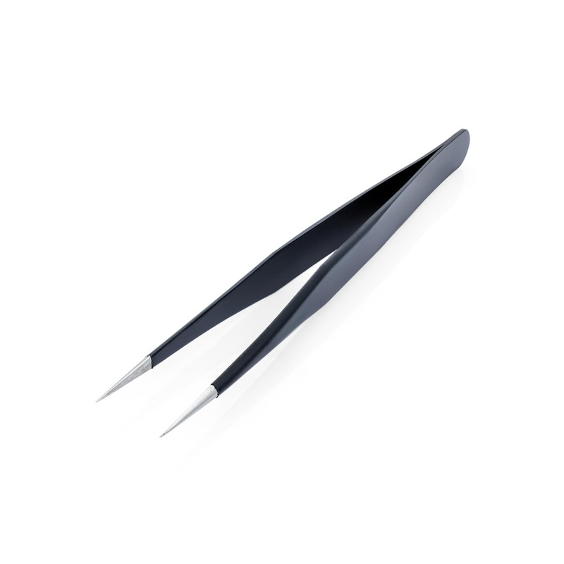 Scotle Tweezers ESD Anti-Static Coated 140 mm Long Straight Tip,