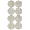 Scratch Guard 1-1/2" Felt Round Pads(8 Per Pack) Extra Strength