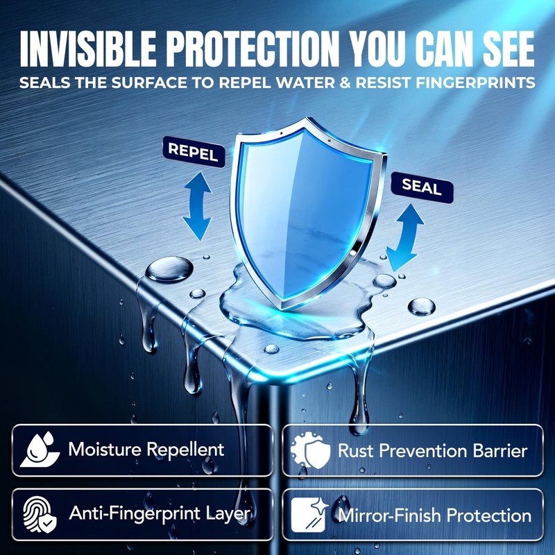 Sheila Shine 3oz Stainless Steel Cleaner and Polish - Cleans,