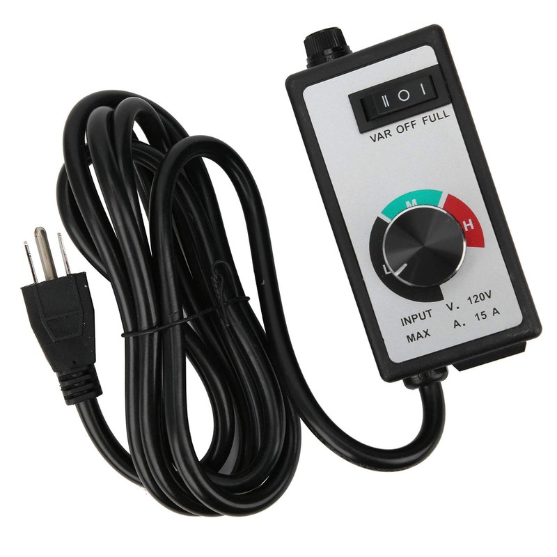 Fan Speed Controller Variable Adjuster Electronic 120V 1500W 15A US