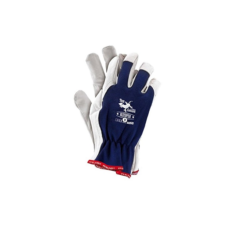 12 Pair of Work Gloves Protective Gloves Reinforced Goatskin Split