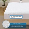 Yinlnpaul 100% Waterproof Queen Mattress Protector, Noiseless Fitted Sheet Mattress