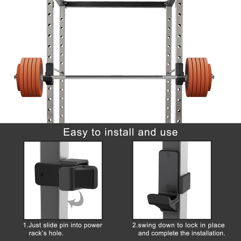 Kipika J-Hooks for 2" x 2" Power Rack with 1"