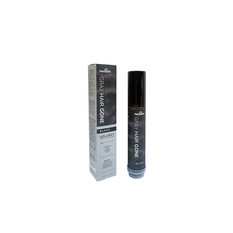 Herbishh Hair Root Color Touch Up Pen 20g (Black, 20g)