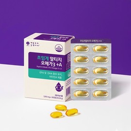 Palmsville (1-Month Supply) Supercritical RTG Omega-3 Vitamin A 1003mg 30 Capsules / 팜스빌 (1개월분) 초임계 알티지 오메가3 비타민A 1003mg 30캡슐