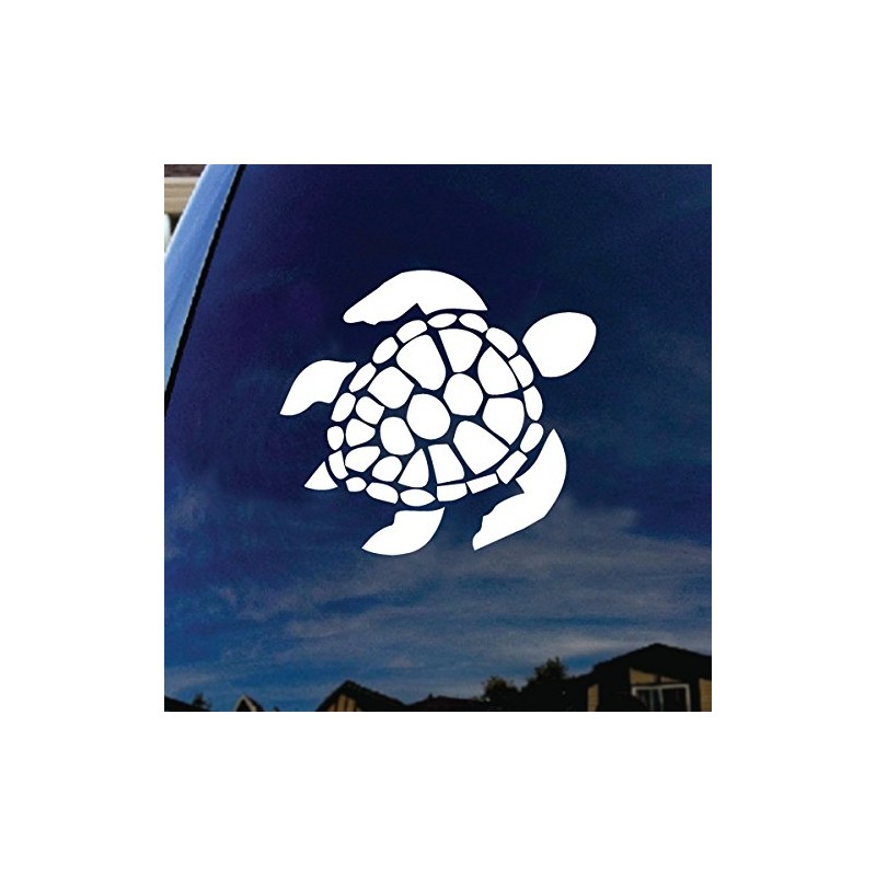 SoCoolDesign Tortoise Turtle Tropical Car Sticker Decal 6" Wide