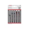 Bosch 2608667858 Jigsaw Blade-Set for Wood/Plastic, Silver