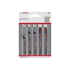 Bosch 2608667858 Jigsaw Blade-Set for Wood/Plastic, Silver