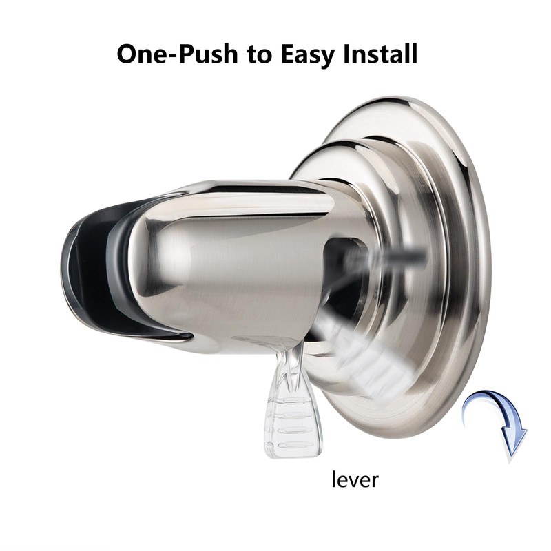 BOPai Vacuum Suction Cup Shower Head Holder, Adjustable 20 Degrees