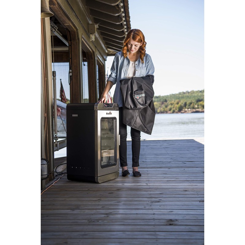 Char-Broil Digital Electric Smoker Cover, 30", Black