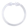 Rocky Mountain Goods Simple Spaces Clear Plastic Curtain Rings -