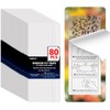 80 Pack Window Fly Traps Sticky,Clear Fly Paper Indoor for