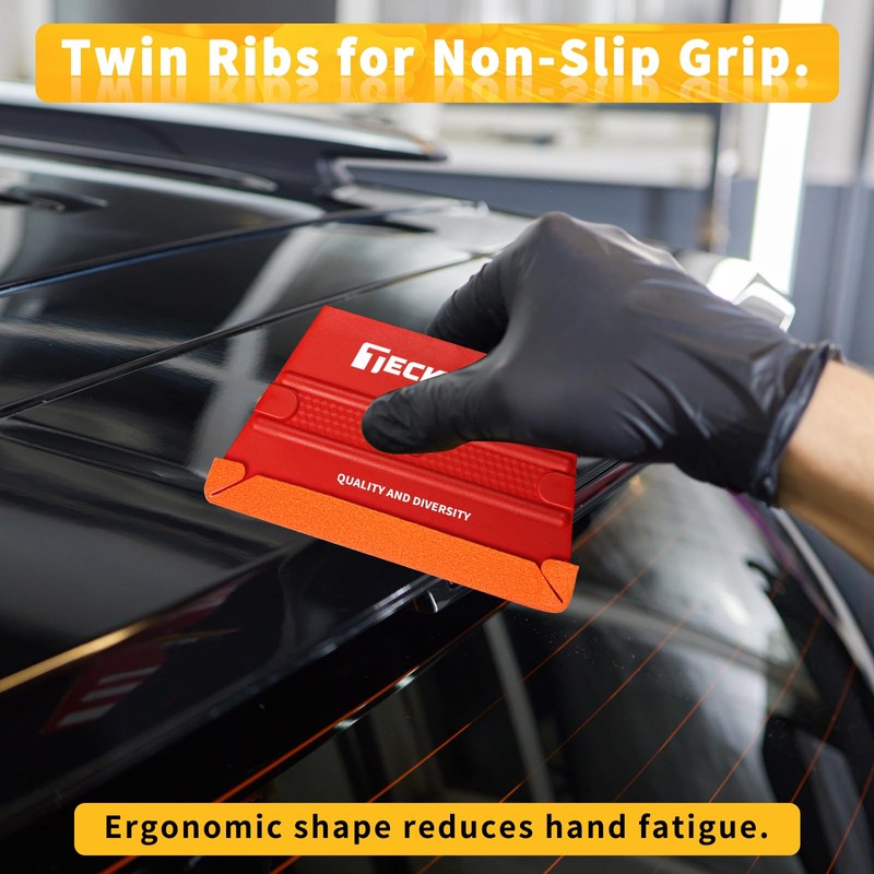 TECKWRAP Felt Squeegee for Vinyl Wrap, Pro Car Wrap Tool