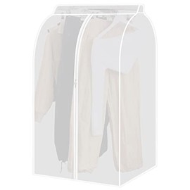 Protector De Ropa Colgante, Bolsas De Almacenamiento El Armario Colgante Impermeable a Prueba De Polvo Translúcida Con Cremallera, Protector De Ropa Para Closet, 60x60x120 Cm