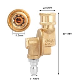 Bestgle Pressure Washer Swivel Coupling M22 Socket Adapter Kit Pressure Washer Quick Coupling Cleaning Tool