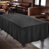 Sarini Protect Your Billiard Table with Black Pool Table Cover,