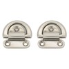 Stainless Steel Marine Folding Pad Eye Cleat Heavy Duty D