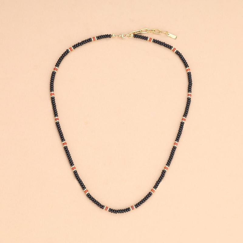 GAVU Gemstone Pearl Necklace for Men, Stone, No Gemstone