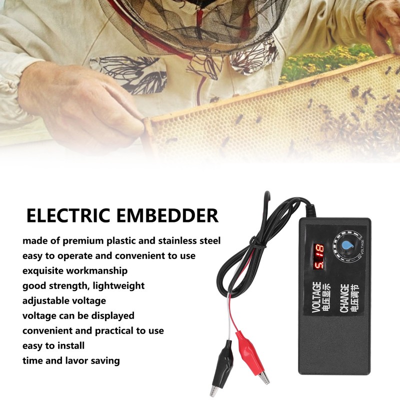 Electric Embedder Plastic Stainless Steel 12V 5A Beehive Heating Device