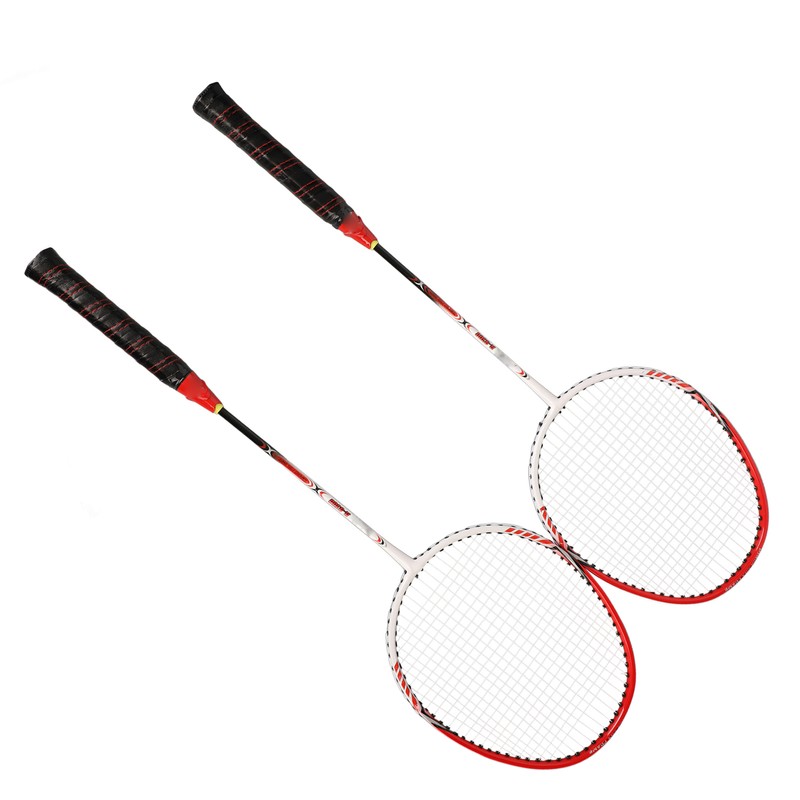 2PCS Professional Badminton Racket with Comfortable Handle Practice Badminton Racket