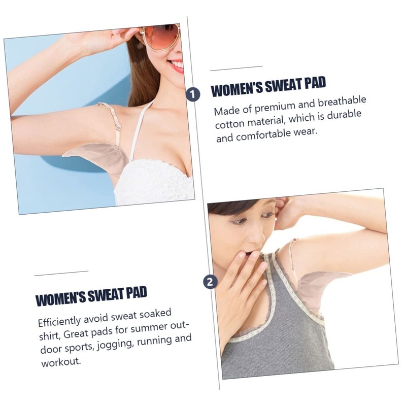 TOVINANNA Sweat Absorbing Pads Quick-drying Armpit for Women Set of