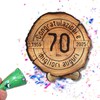 DARO Design - Wooden Disc - 70 Years - Size