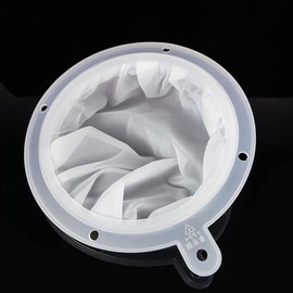 Namvo 3PCS Fine Strainer Food Strainer Filter Wine Filter Fits 5" Kitchen Funnel for Filtering Juice, Milk, Coffee, Wine, Soy Milk, Juice - 200/300/400 Mesh